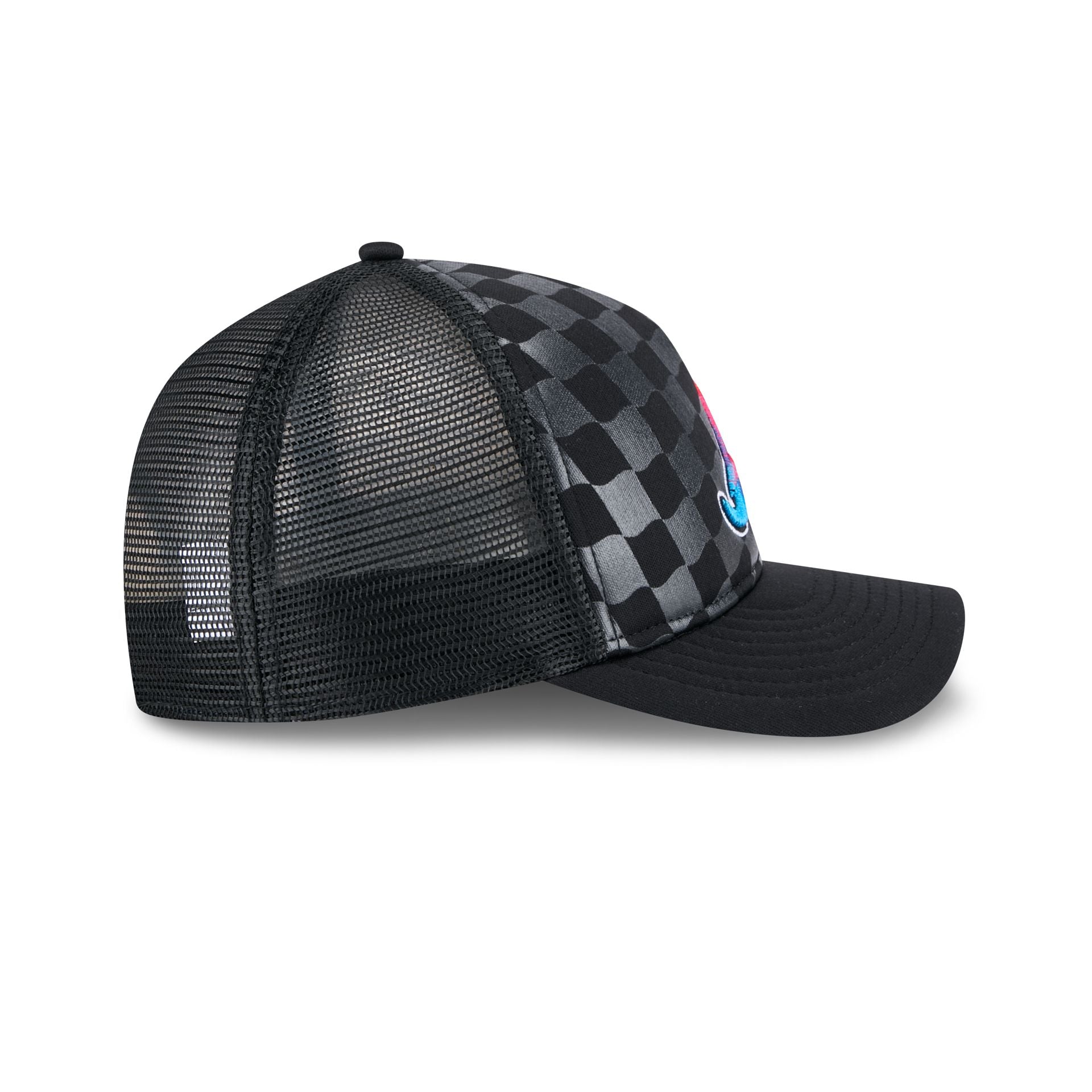 Atlanta Braves Gradient Raceway 9FORTY M-Crown A-Frame Trucker Hat - Image 5