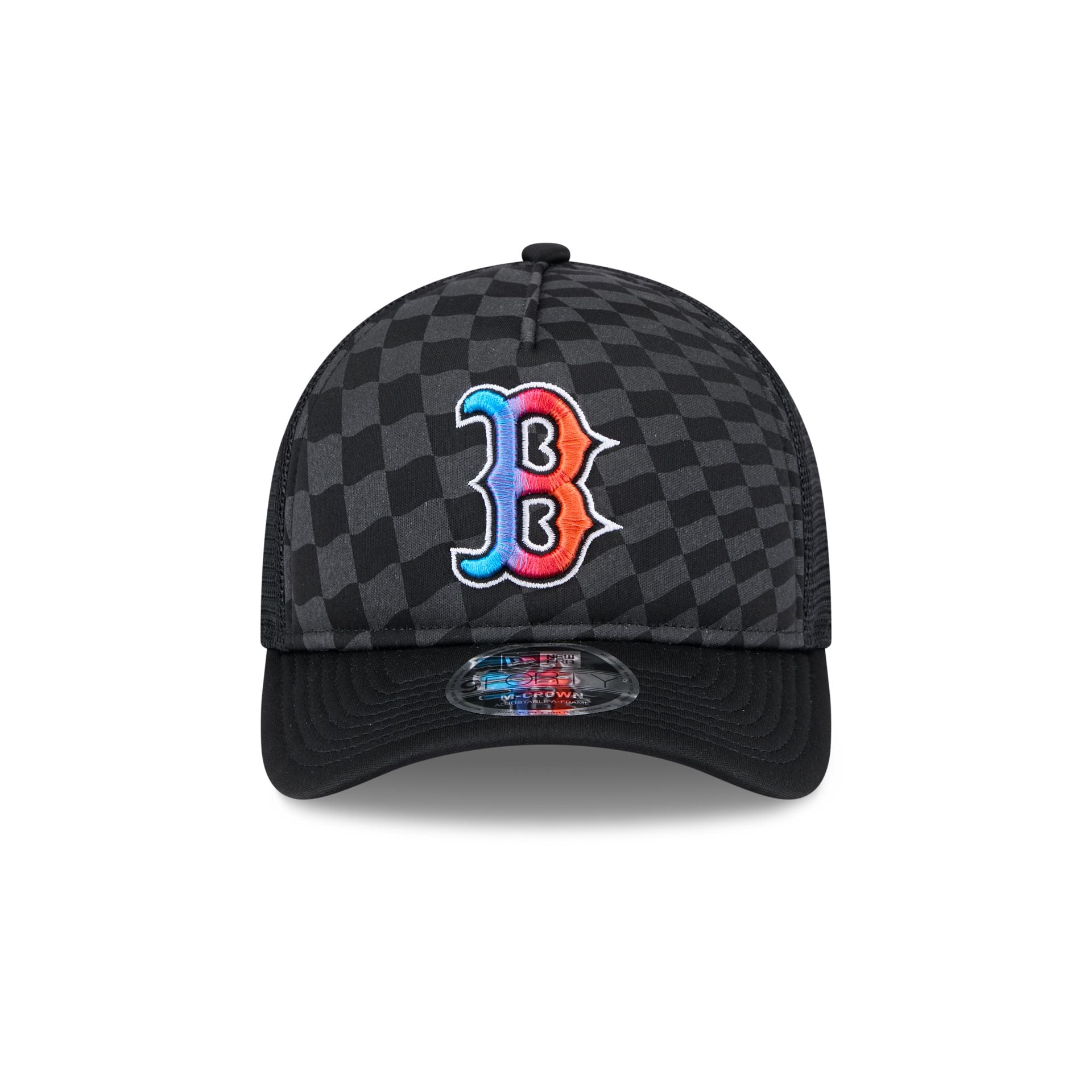 Boston Red Sox Gradient Raceway 9FORTY M-Crown A-Frame Trucker Hat - Image 2