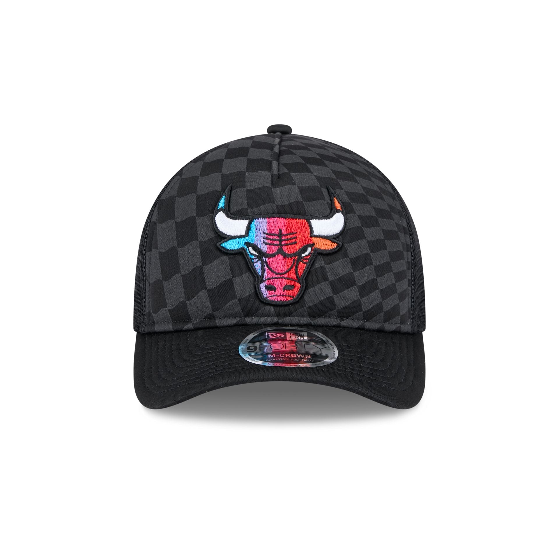 Chicago Bulls Gradient Raceway 9FORTY M-Crown A-Frame Trucker Hat - Image 2