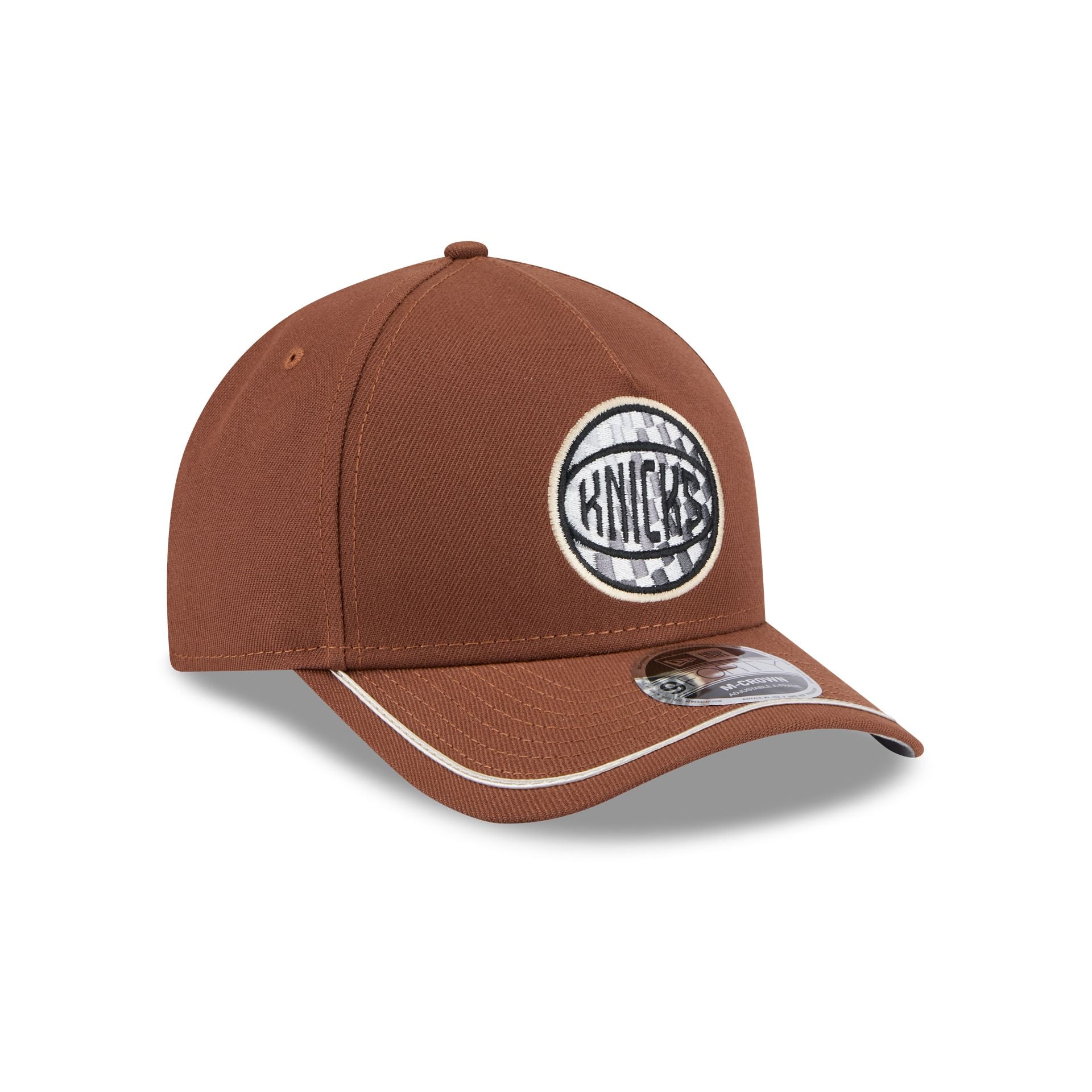 New York Knicks Motorsport 9FORTY M-Crown A-Frame Snapback Hat - Image 3
