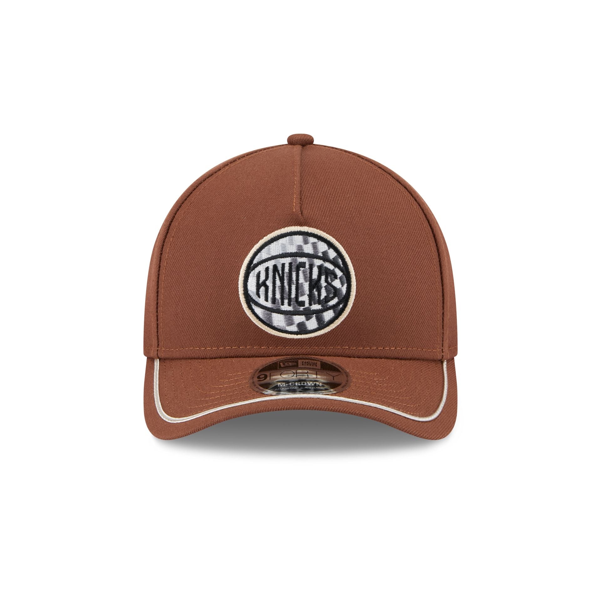 New York Knicks Motorsport 9FORTY M-Crown A-Frame Snapback Hat - Image 2