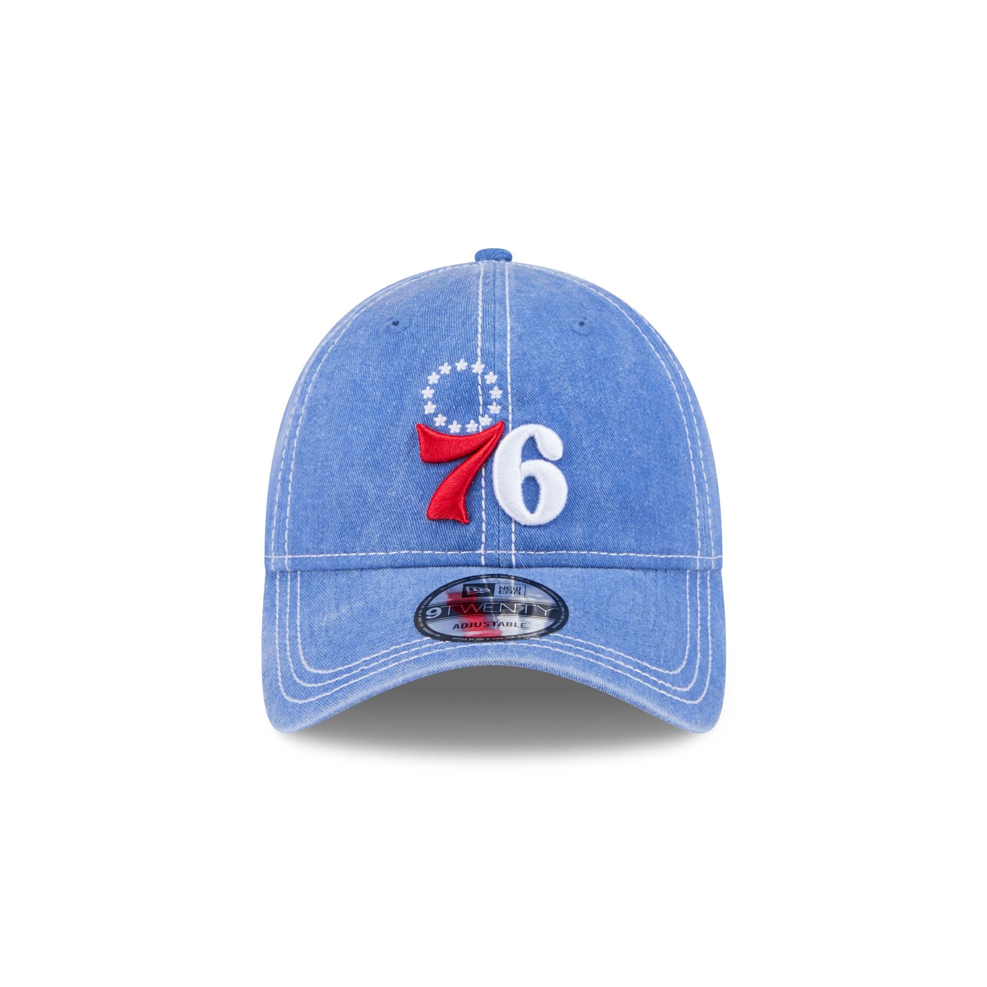 Philadelphia 76ers Washed Contrast 9TWENTY Adjustable Hat - Image 2