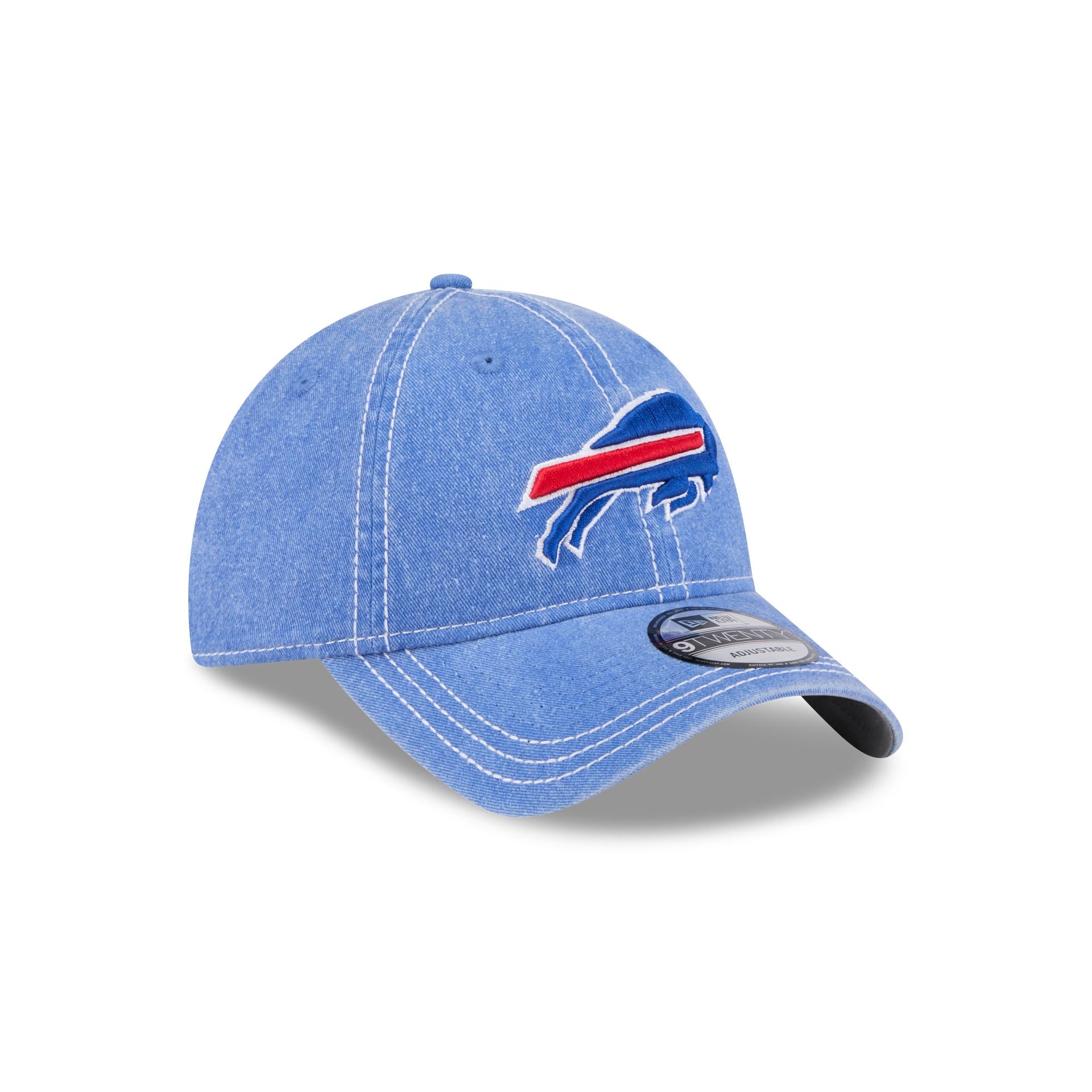 Buffalo Bills Washed Contrast 9TWENTY Adjustable Hat - Image 3