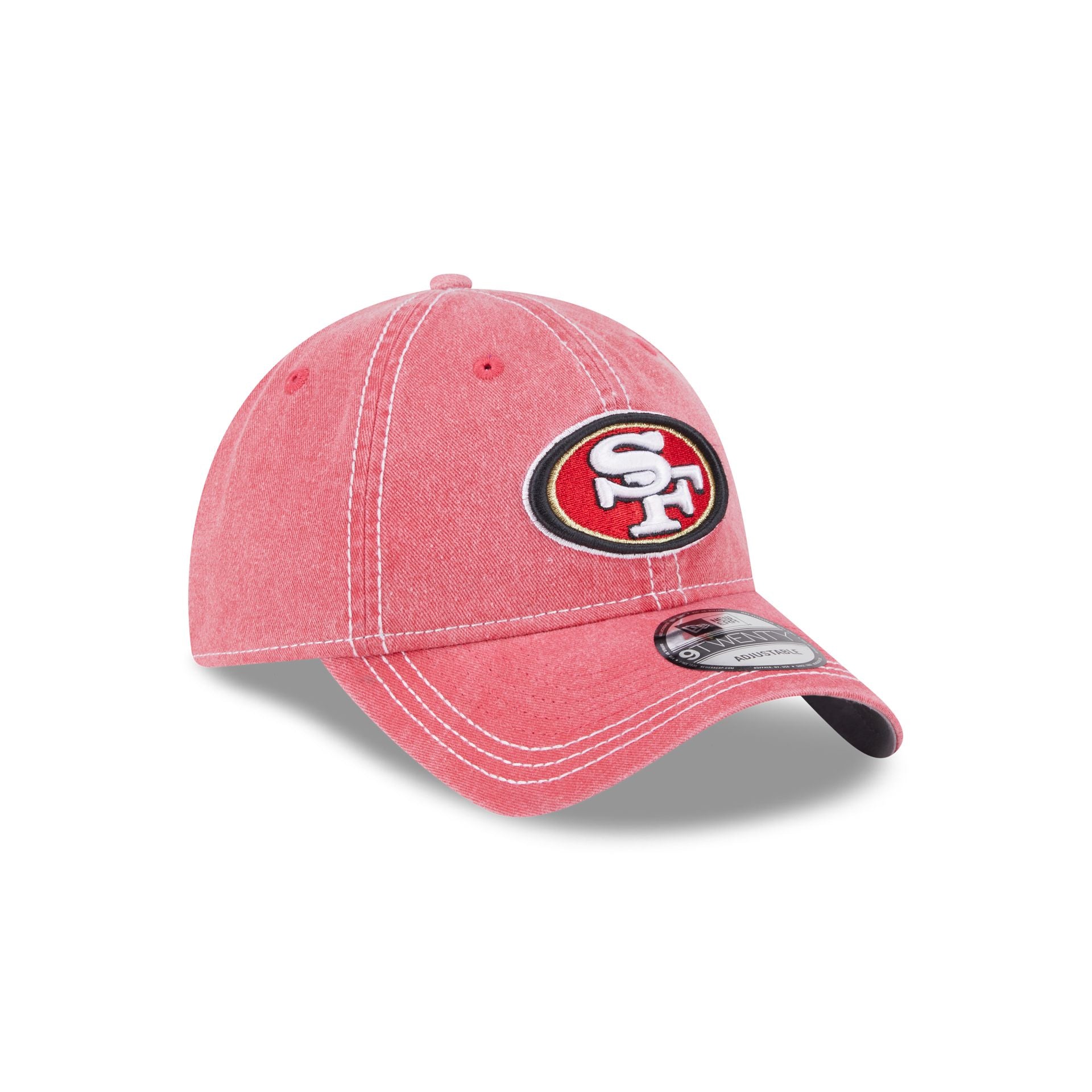 San Francisco 49ers Washed Contrast 9TWENTY Adjustable Hat - Image 3