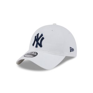 New York Yankees White 9TWENTY Adjustable Hat