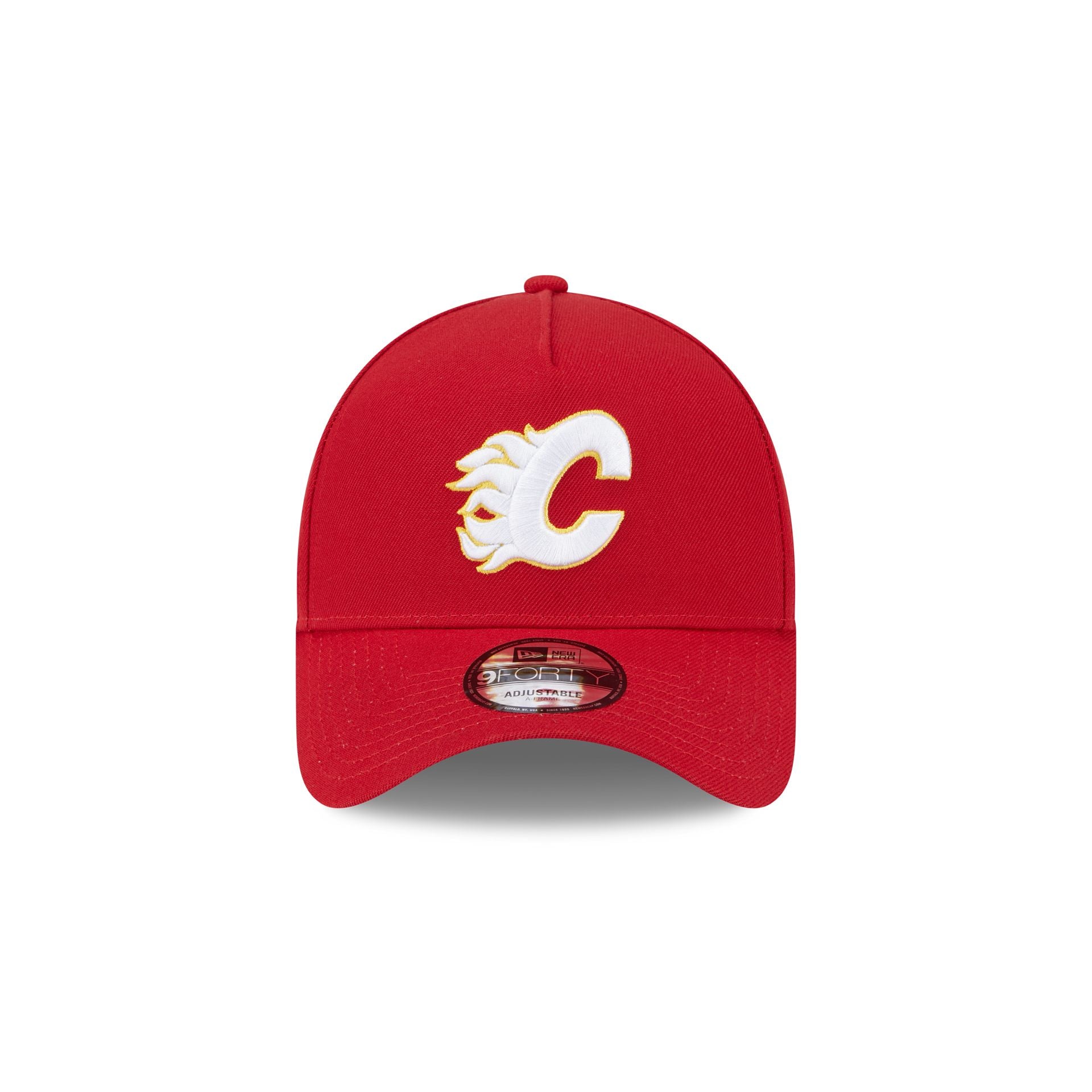Calgary Flames Team 9FORTY A-Frame Snapback Hat - Image 2