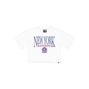 New York Rangers Throwback Prep Women's Cropped T-Shirt