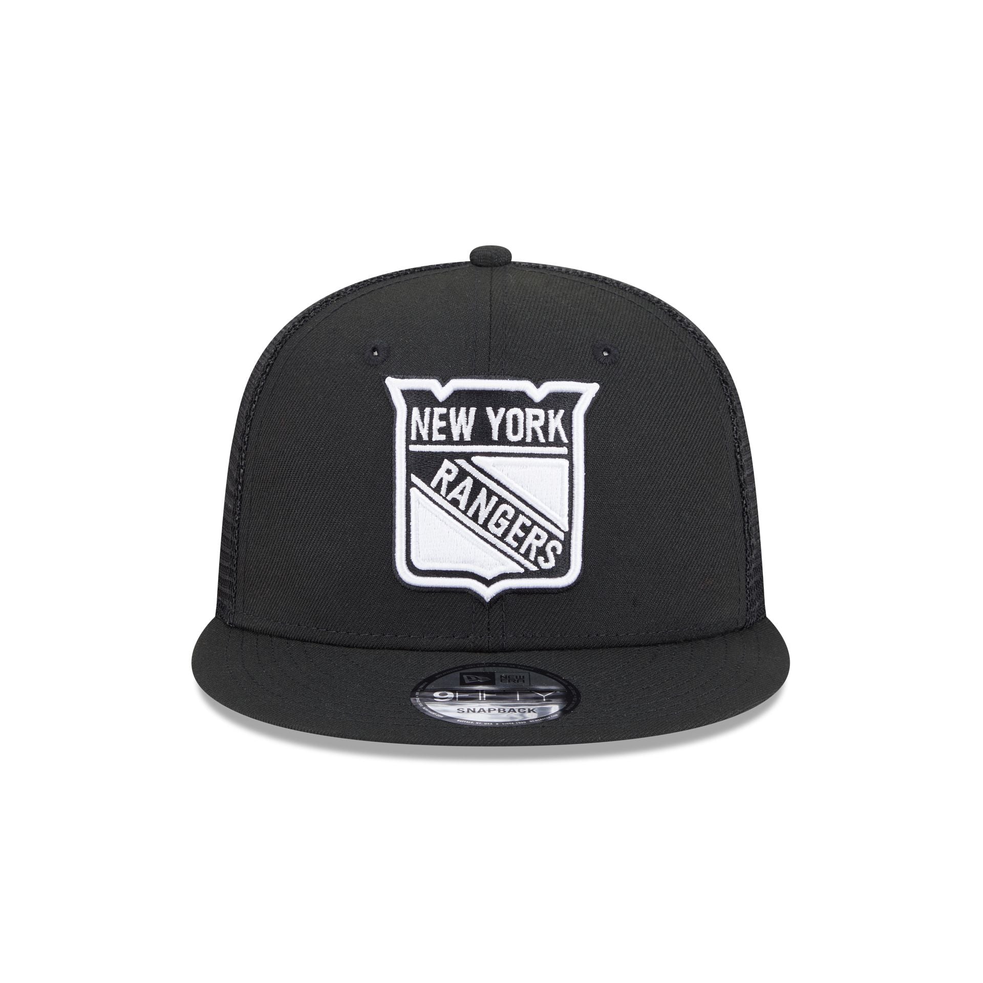 New York Rangers Black 9FIFTY Trucker Hat - Image 2