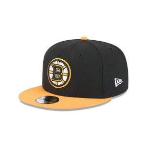 Boston Bruins Yellow Visor 9FIFTY Snapback Hat