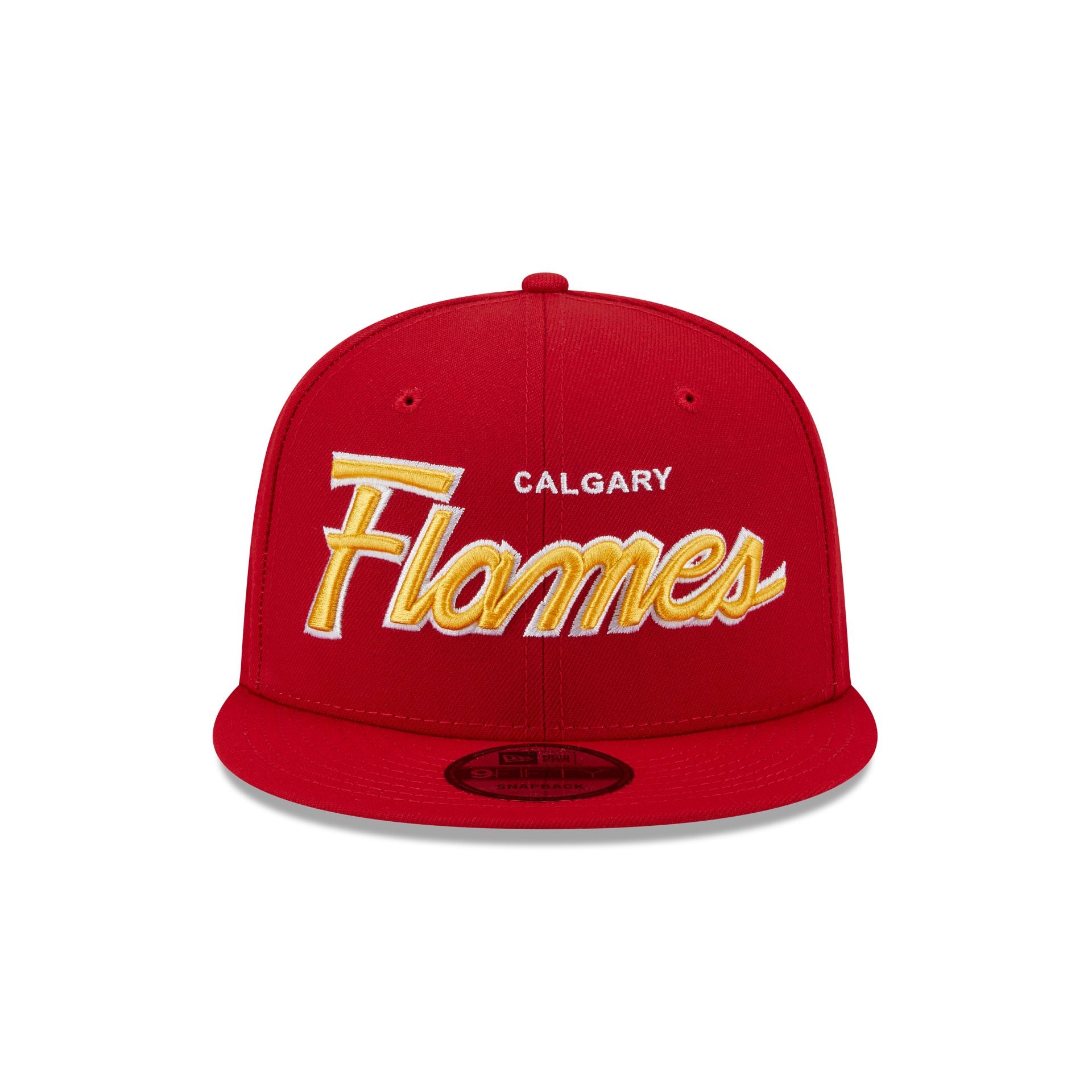 Calgary Flames Script 9FIFTY Snapback Hat - Image 2
