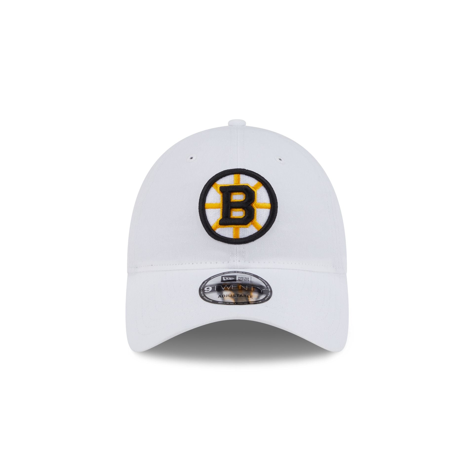 Boston Bruins White 9TWENTY Adjustable Hat - Image 2