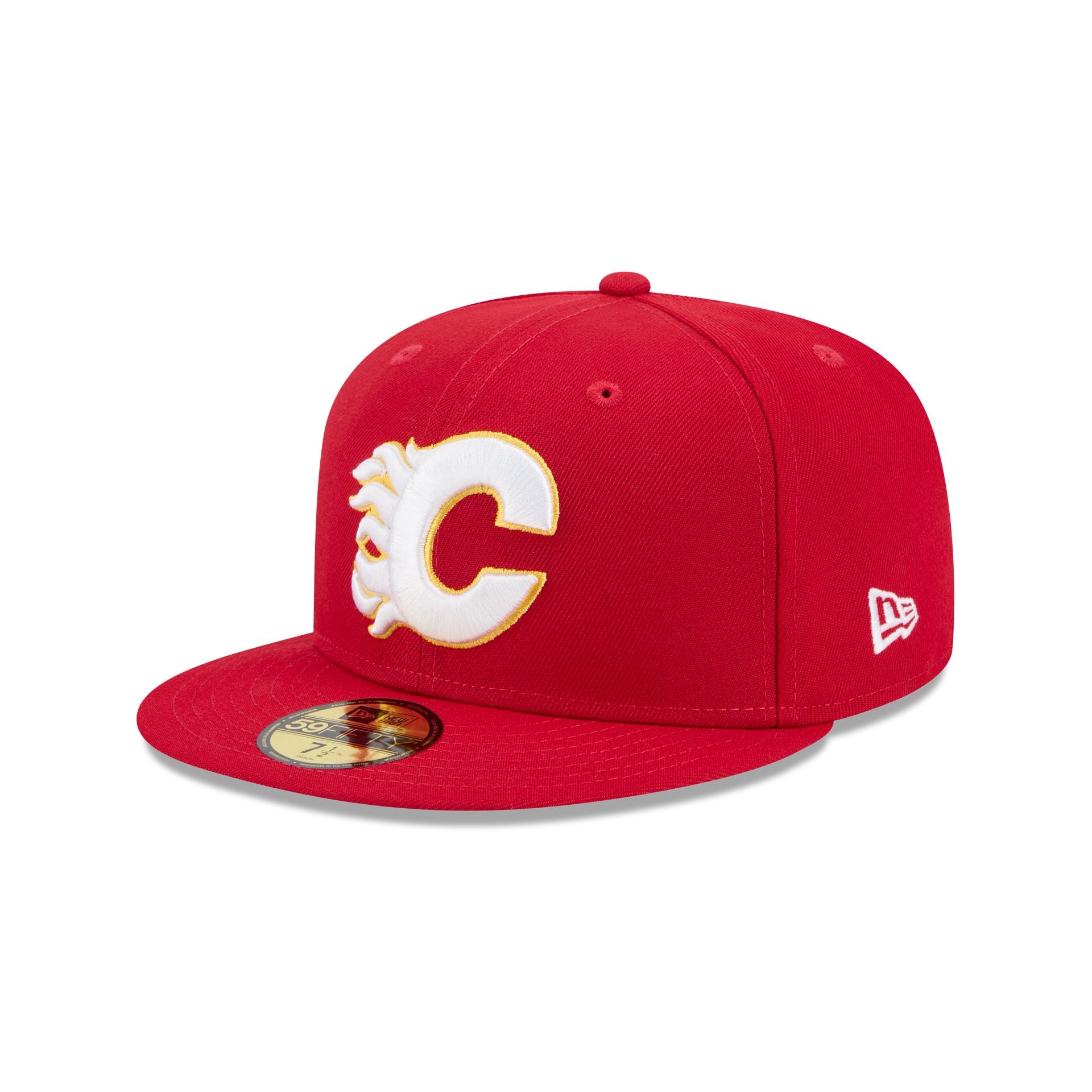 Calgary Flames Rear Wordmark 59FIFTY Fitted Hat