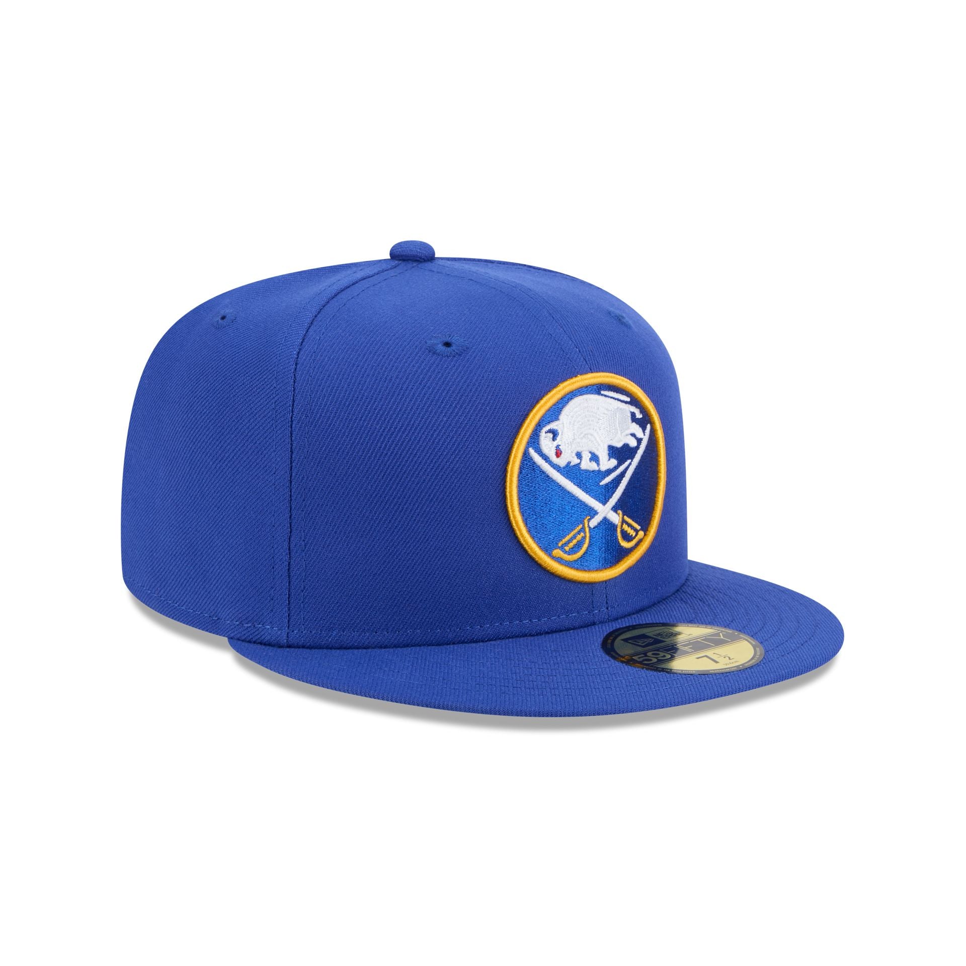 Buffalo Sabres Rear Wordmark 59FIFTY Fitted Hat - Image 3