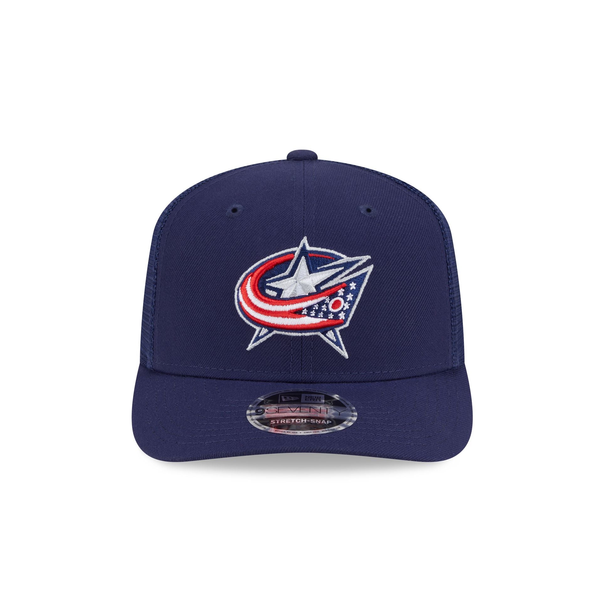 Columbus Blue Jackets Simple 9SEVENTY Trucker Hat - Image 2