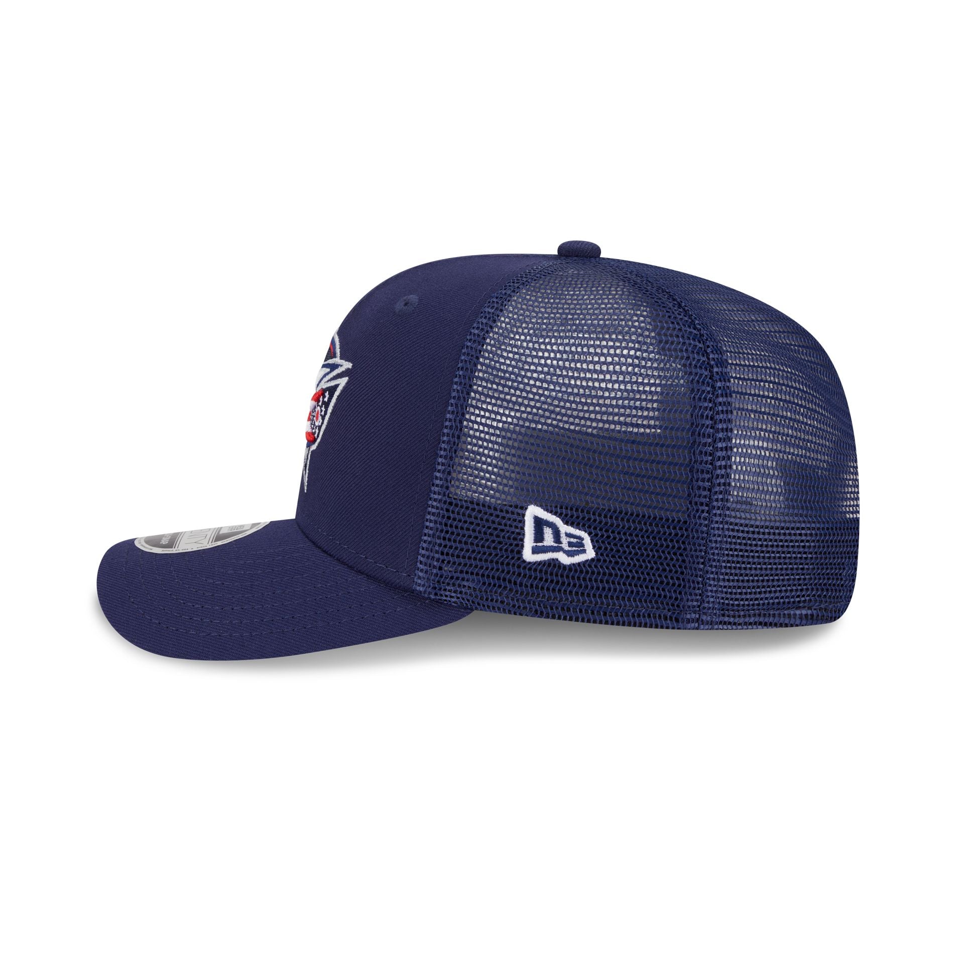 Columbus Blue Jackets Simple 9SEVENTY Trucker Hat - Image 4
