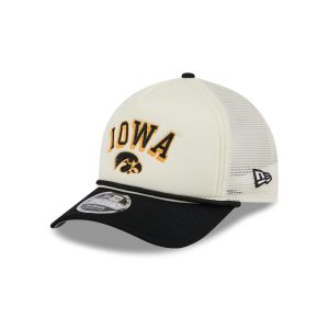 Iowa Hawkeyes Chrome Arch 9FORTY M-Crown A-Frame Trucker Hat