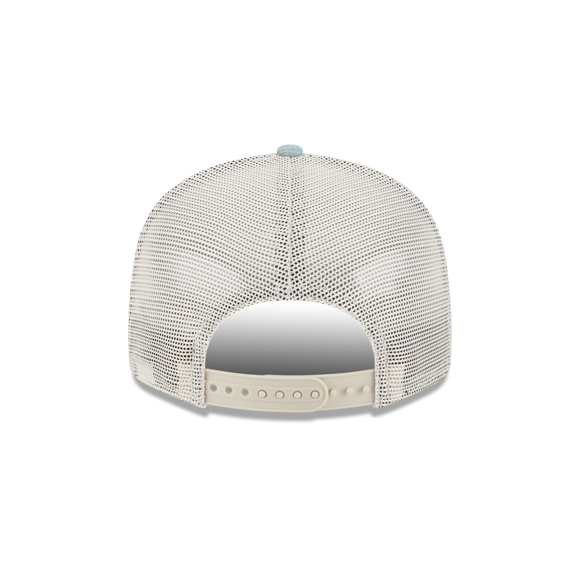 North Carolina Tar Heels Denim Split Panel 9FIFTY Trucker Hat - Image 6