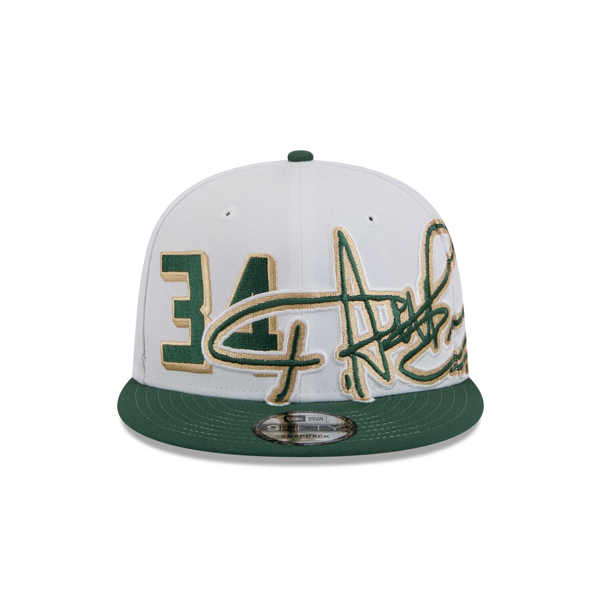 Milwaukee Bucks Giannis Antetokounmpo Signature 9FIFTY Snapback Hat - Image 2