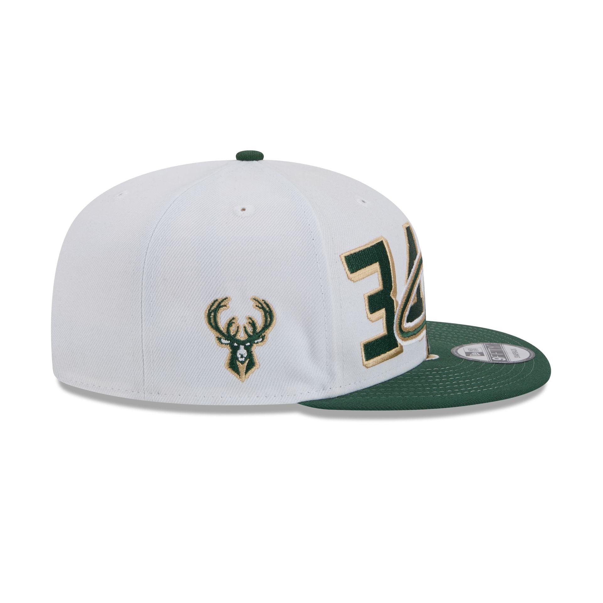 Milwaukee Bucks Giannis Antetokounmpo Signature 9FIFTY Snapback Hat - Image 4