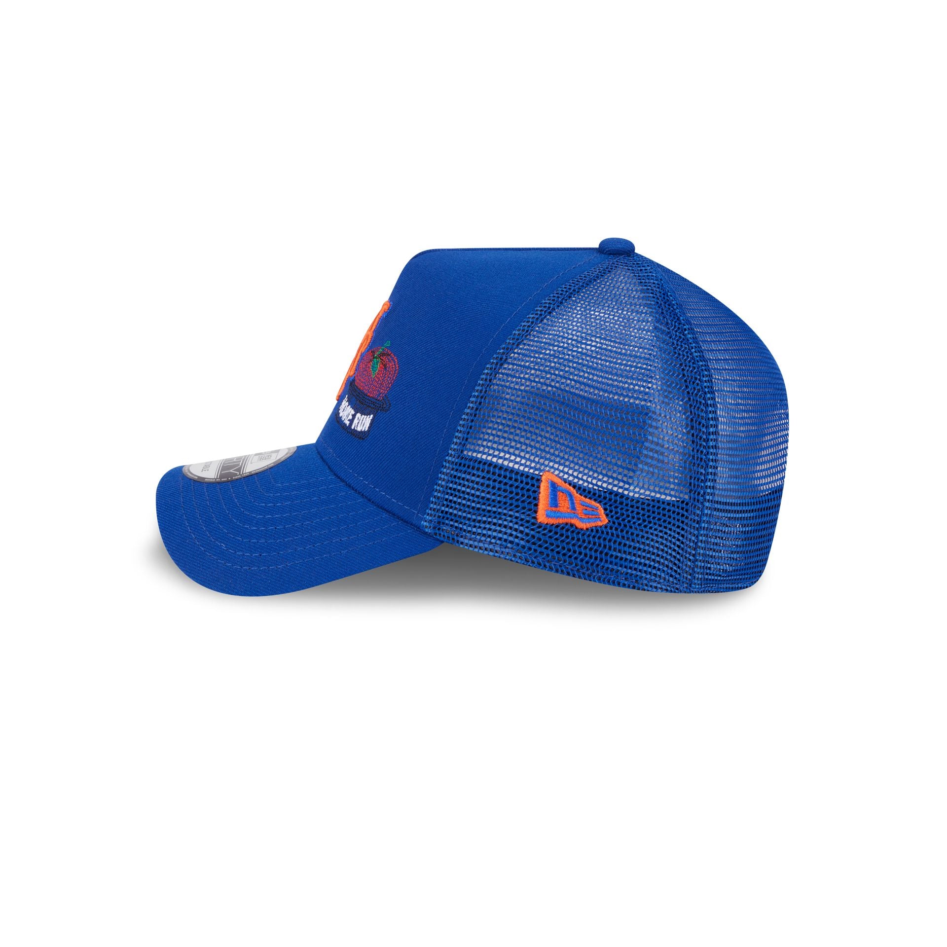 New York Mets State Stitch 9FORTY A-Frame Trucker Hat - Image 4