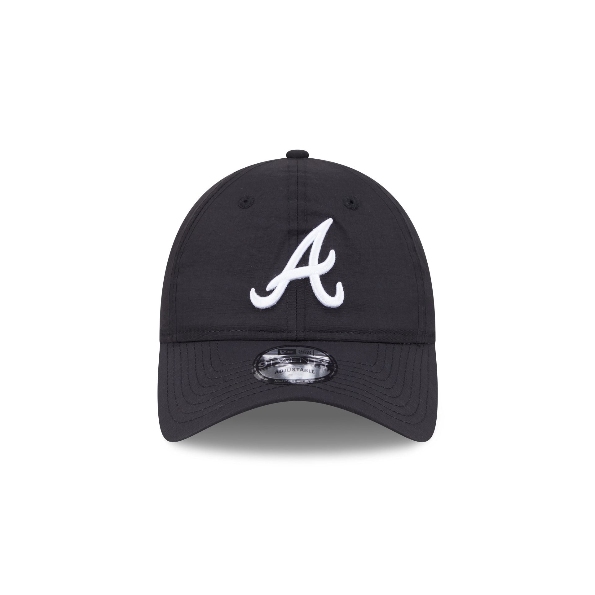 Atlanta Braves Everyday Nylon Black 9TWENTY Adjustable Hat - Image 2