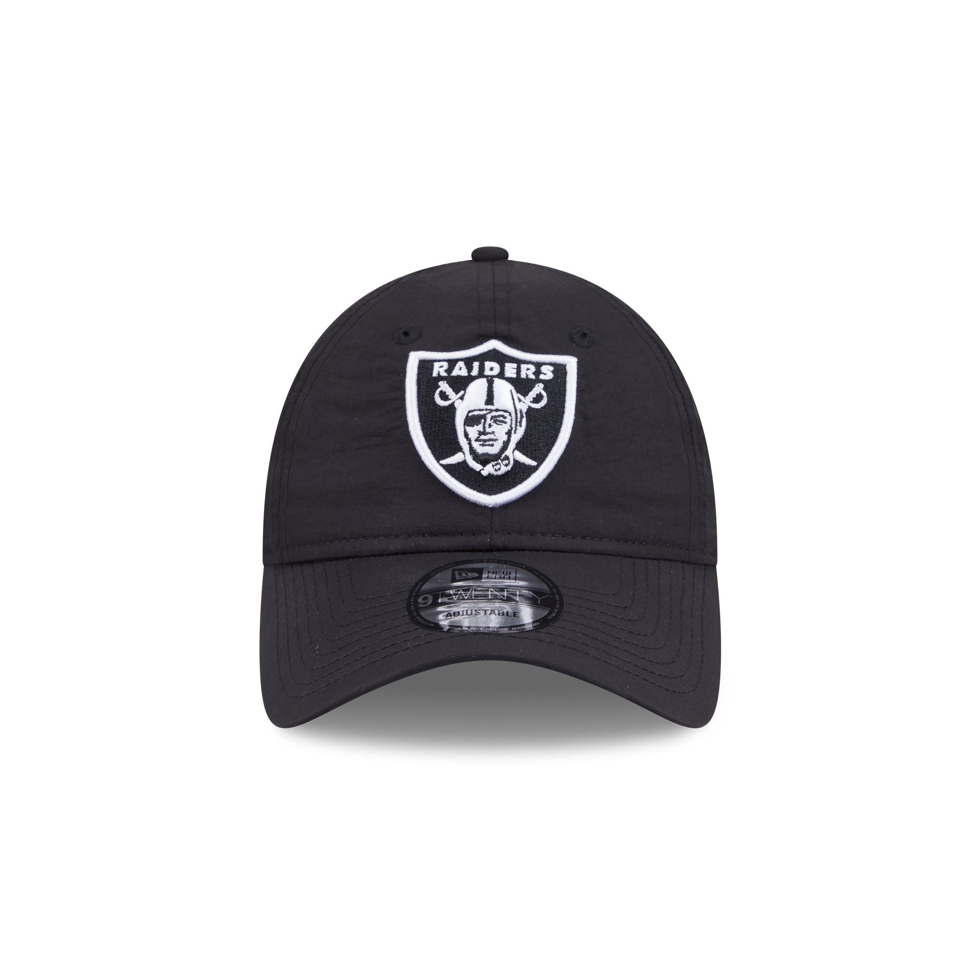 Las Vegas Raiders Everyday Nylon Black 9TWENTY Adjustable Hat - Image 2