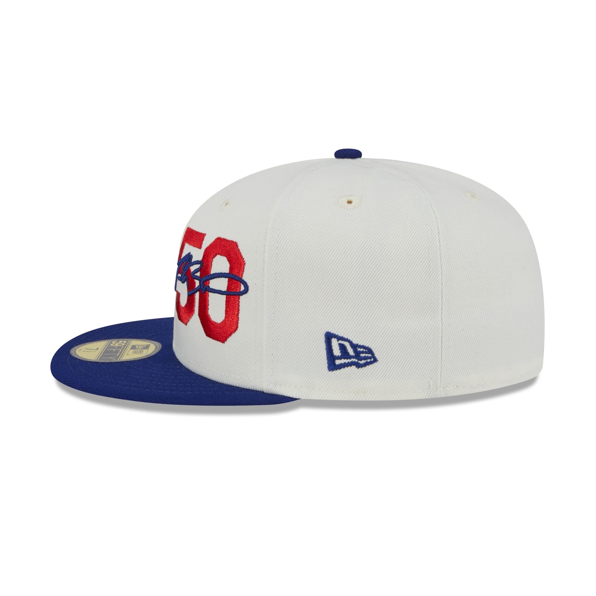 Los Angeles Dodgers Mookie Betts Chrome White 59FIFTY Fitted Hat - Image 4