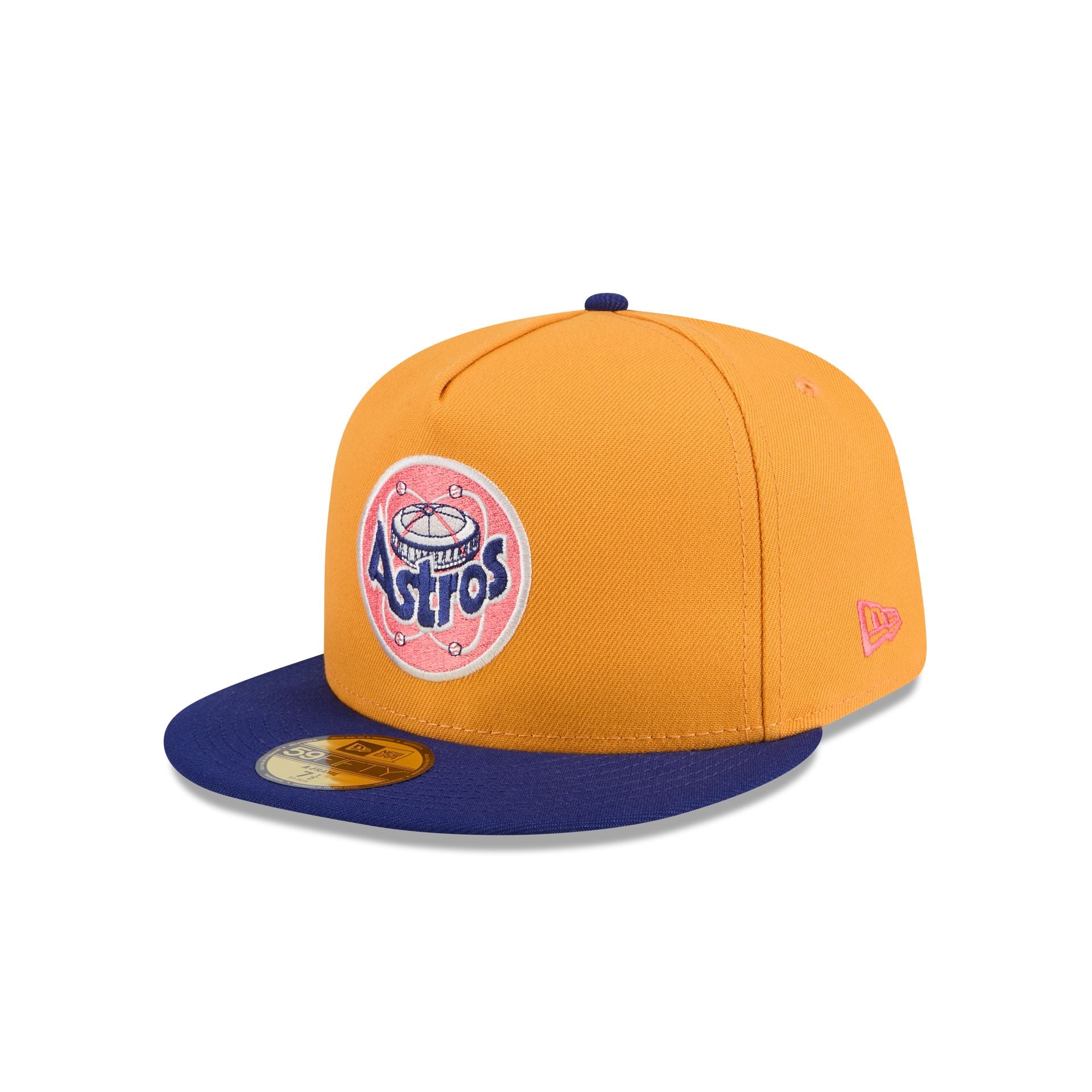 Houston Astros Gold 59FIFTY A-Frame Fitted Hat - Image 3