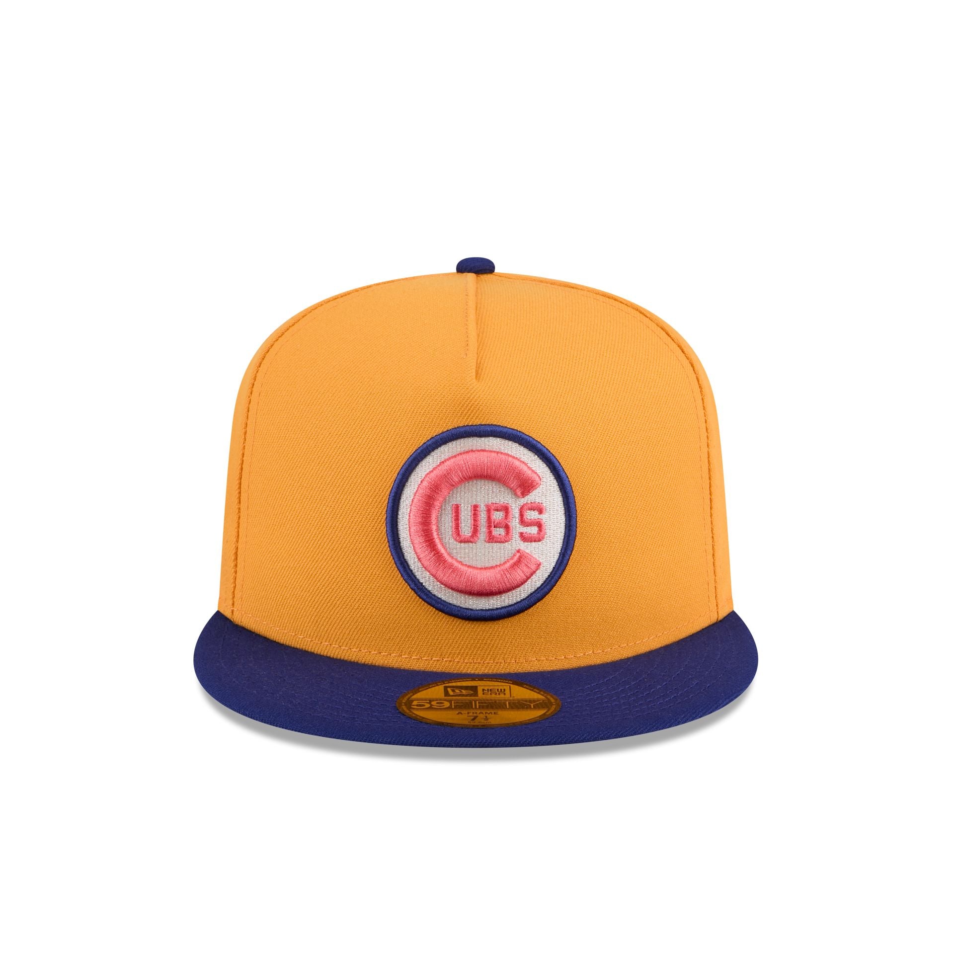 Chicago Cubs Gold 59FIFTY A-Frame Fitted Hat - Image 2