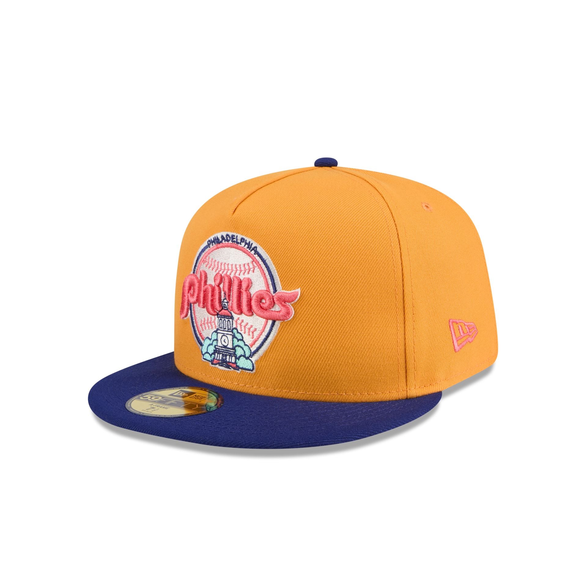 Philadelphia Phillies Gold 59FIFTY A-Frame Fitted Hat - Image 3