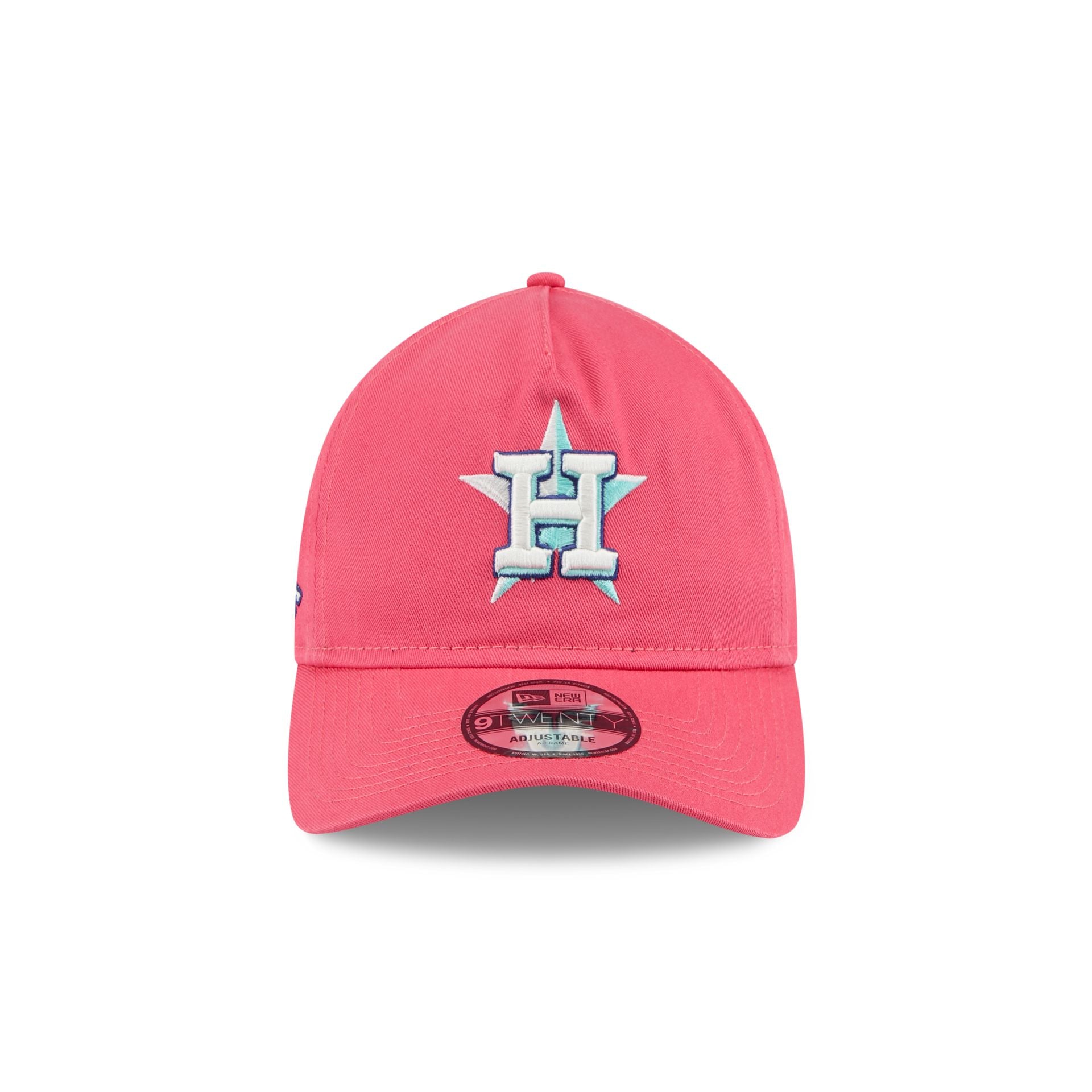Houston Astros Coral 9TWENTY A-Frame Adjustable Hat - Image 2