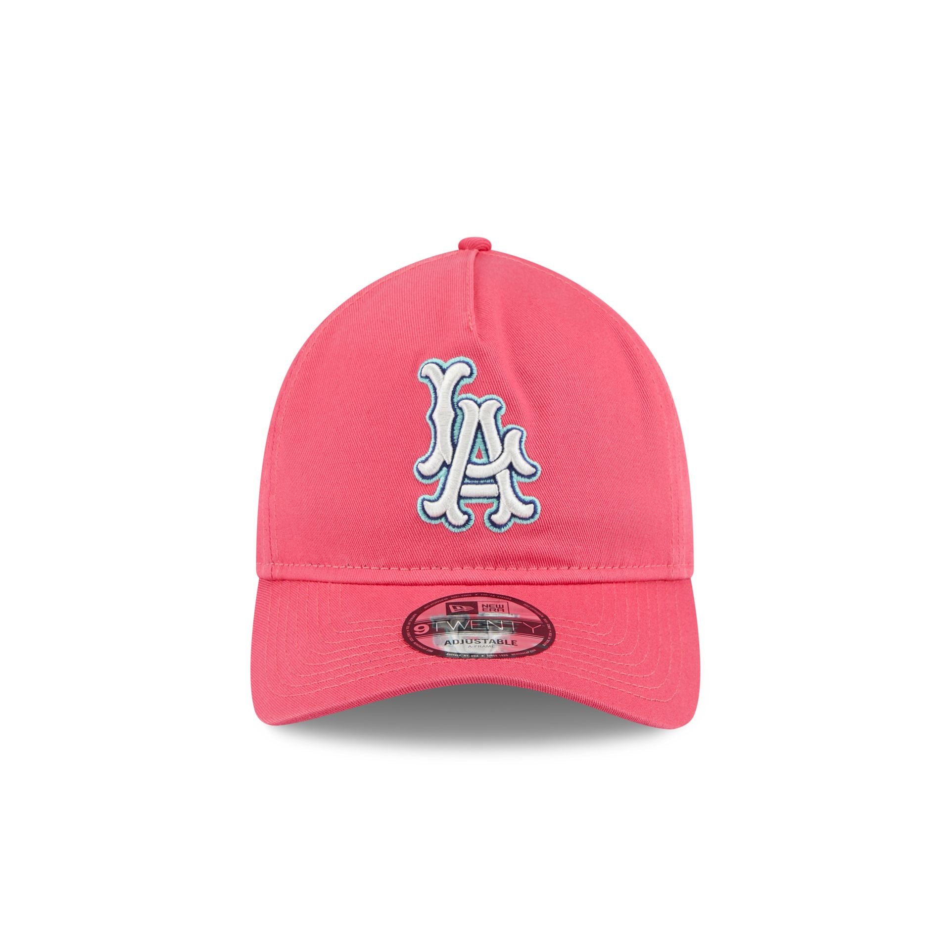 Los Angeles Angels Coral 9TWENTY A-Frame Adjustable Hat - Image 2