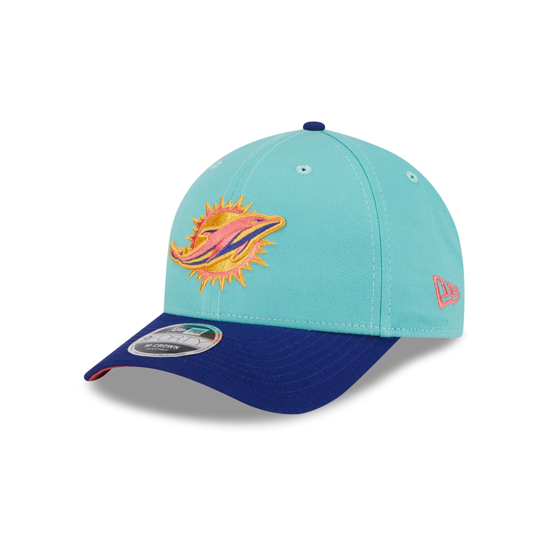 Miami Dolphins Clear Mint 9FORTY M-Crown Adjustable Hat - Image 3
