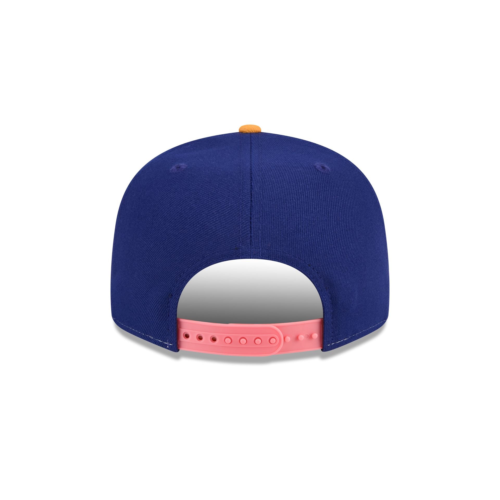 Los Angeles Angels Coral Split Panel 9FIFTY Snapback Hat - Image 6