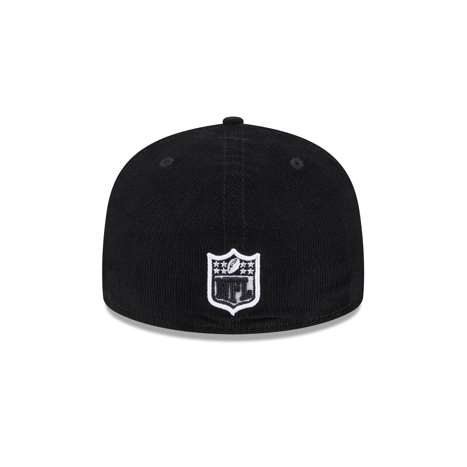 Just Caps Floral Corduroy Las Vegas Raiders 59FIFTY Fitted Hat - Image 6