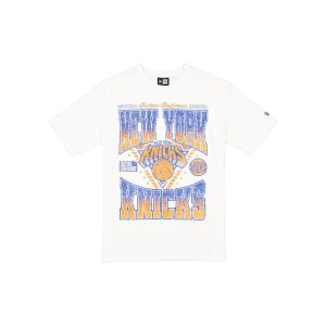 New York Knicks Sport Classics Washed Optic White T-Shirt