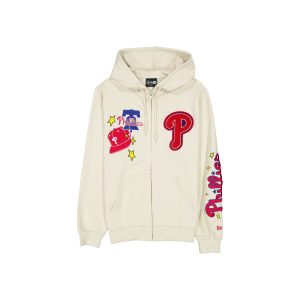 Philadelphia Phillies Stone Logo Select Full-Zip Hoodie