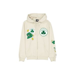 Boston Celtics Stone Logo Select Full-Zip Hoodie