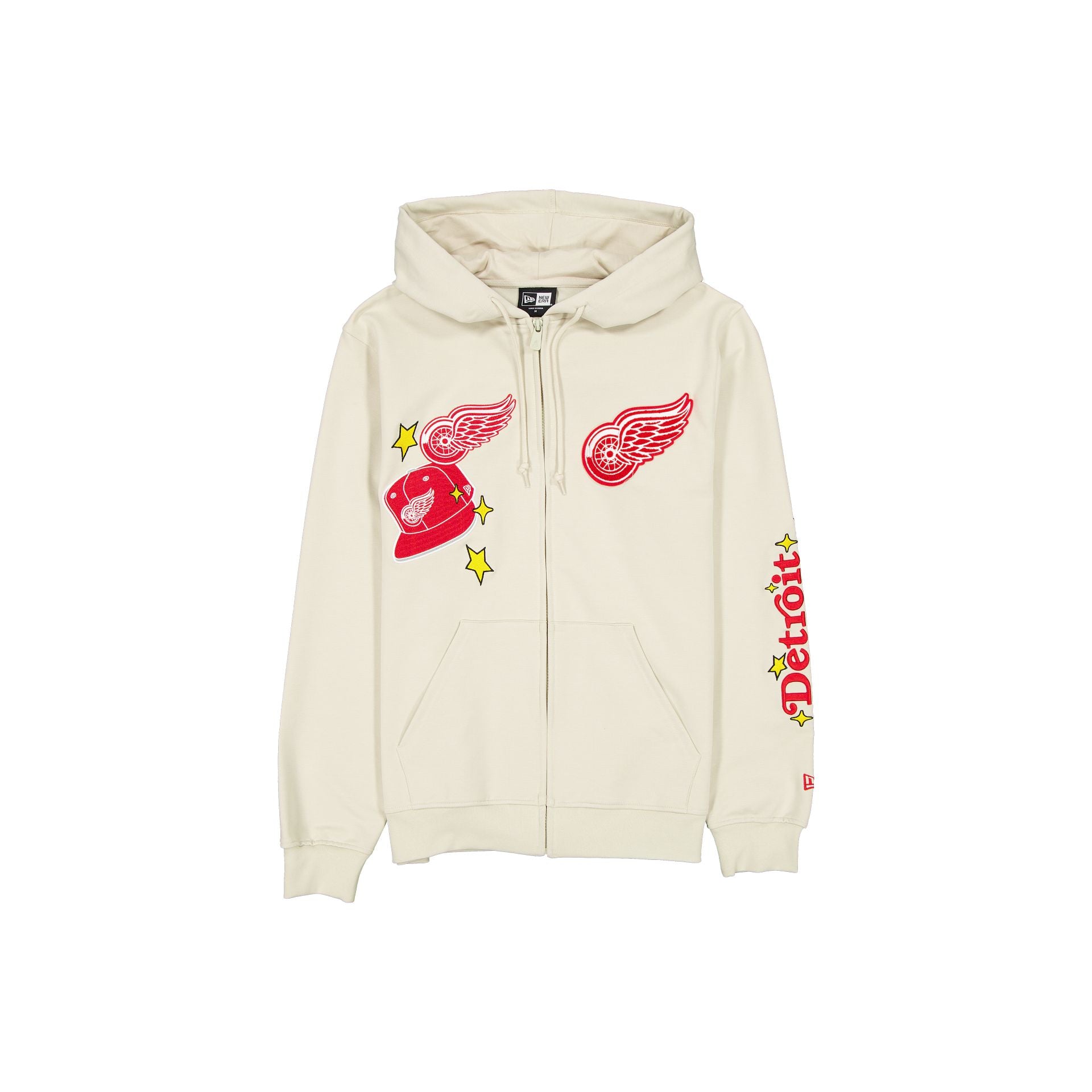 Detroit Red Wings Stone Logo Select Full-Zip Hoodie