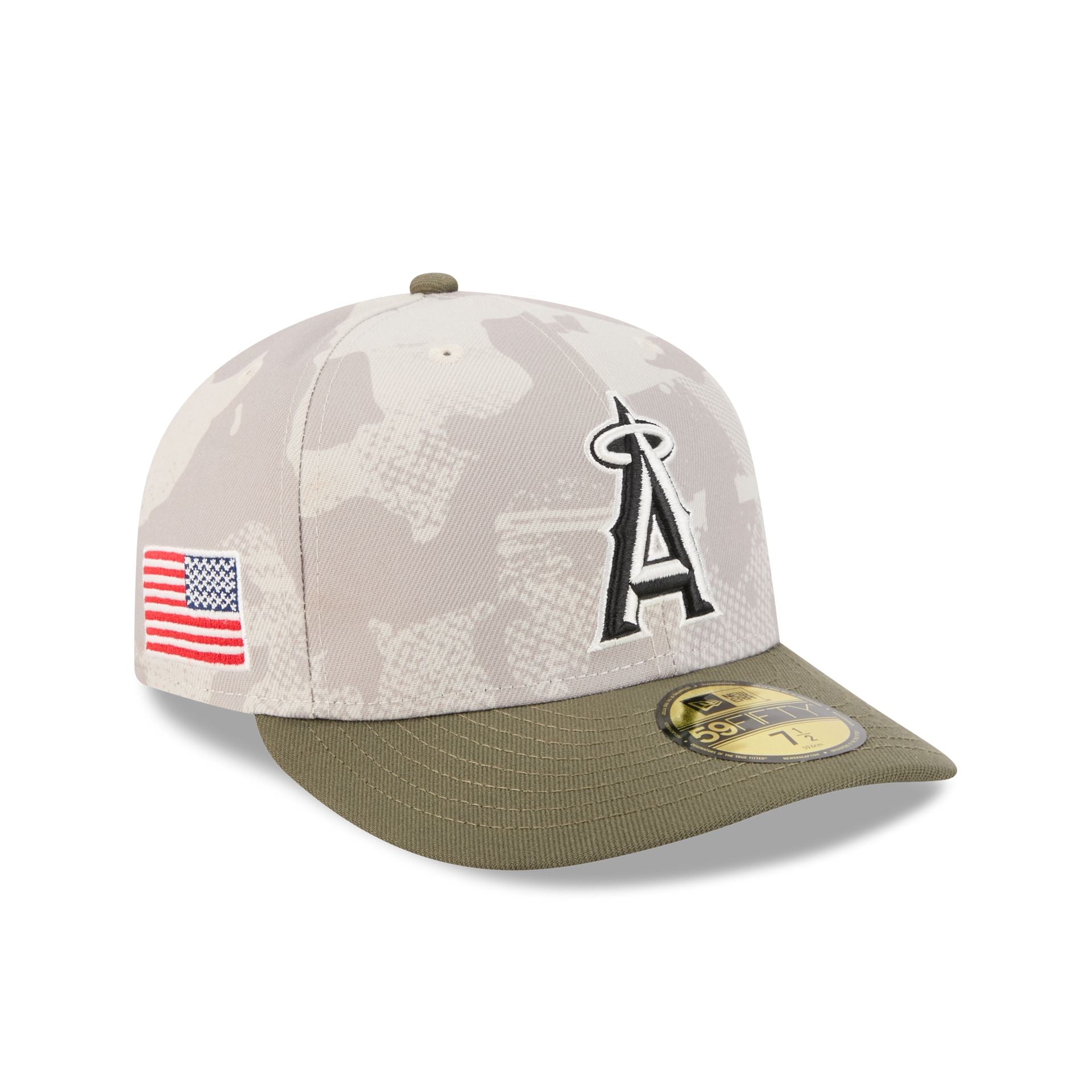 Los Angeles Angels Armed Forces Day 2025 59FIFTY Fitted Hat
