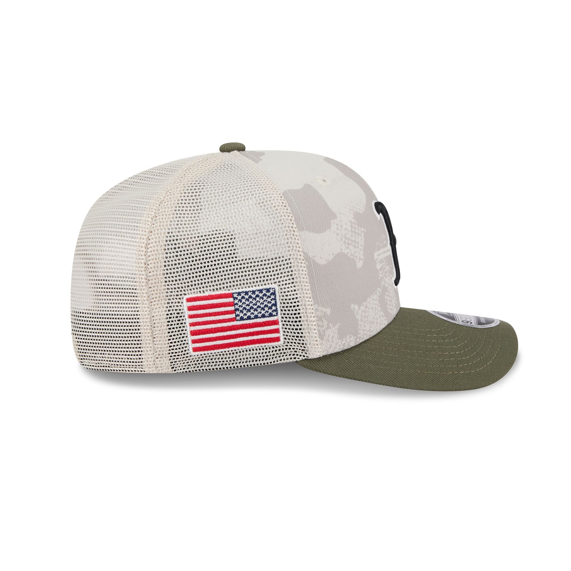 Boston Red Sox Armed Forces Day 2025 9SEVENTY Trucker Hat - Image 4