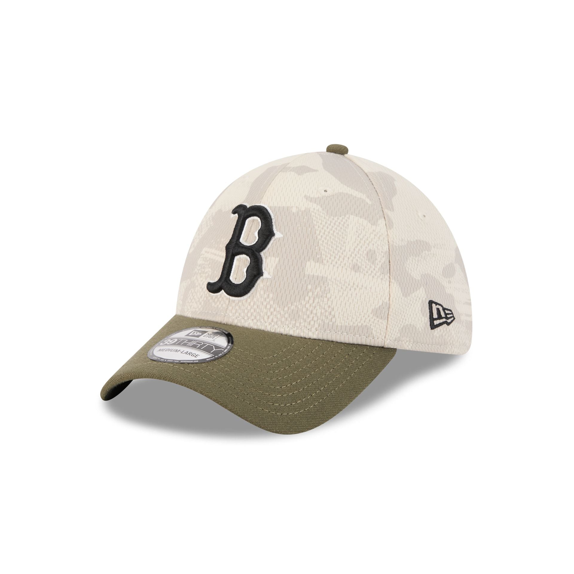 Boston Red Sox Armed Forces Day 2025 39THIRTY Stretch Fit Hat - Image 3