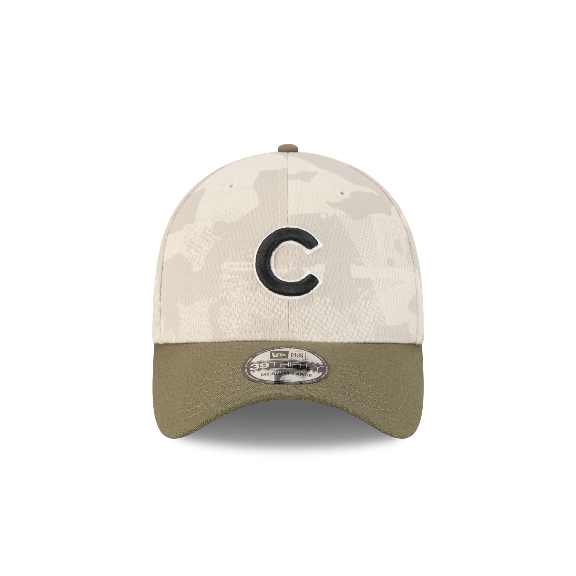 Chicago Cubs Armed Forces Day 2025 39THIRTY Stretch Fit Hat - Image 2