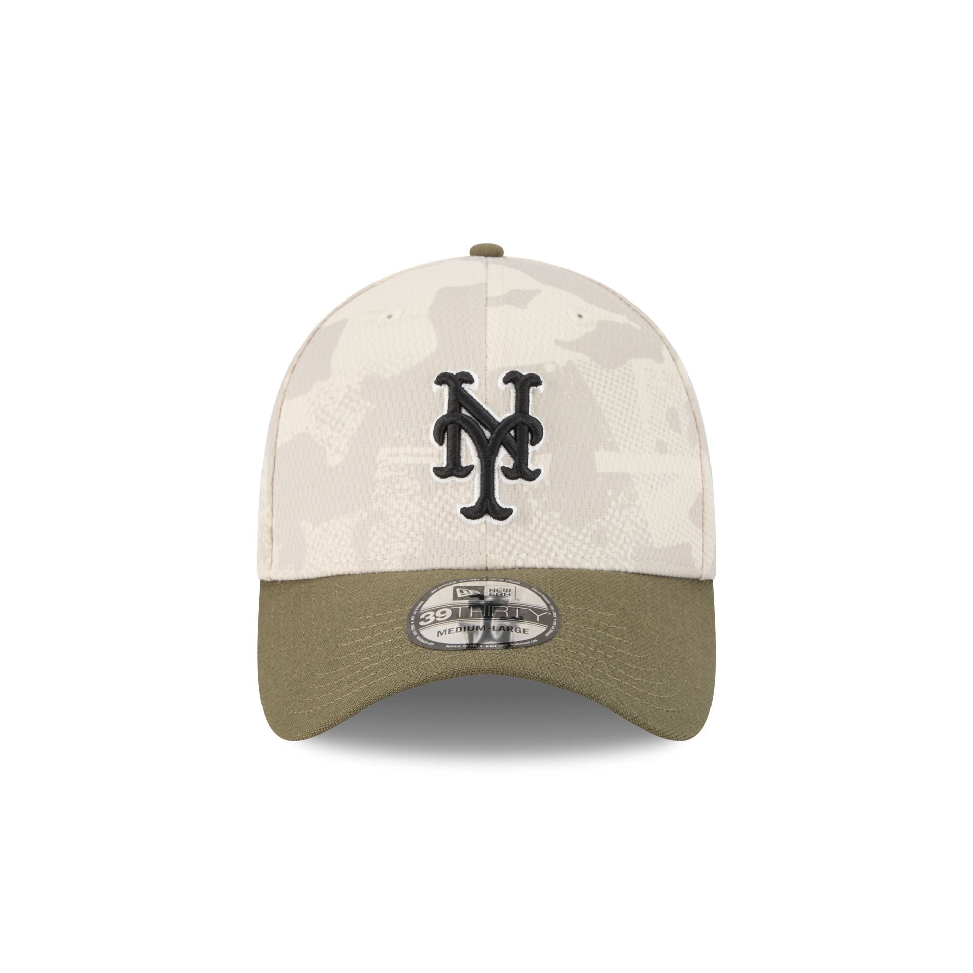 New York Mets Armed Forces Day 2025 39THIRTY Stretch Fit Hat - Image 2