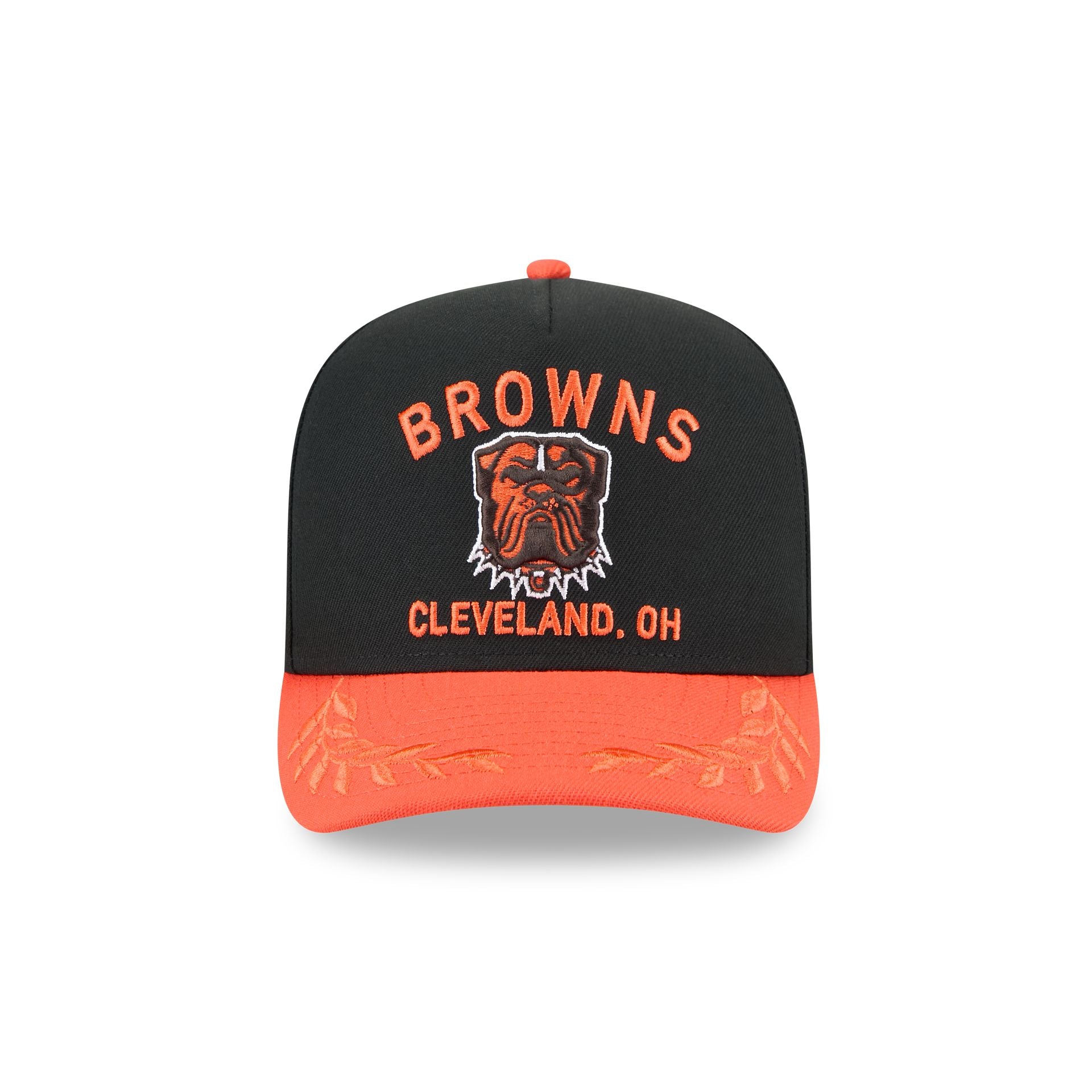 Cleveland Browns 2025 Draft Black 59FIFTY A-Frame Fitted Hat - Image 2