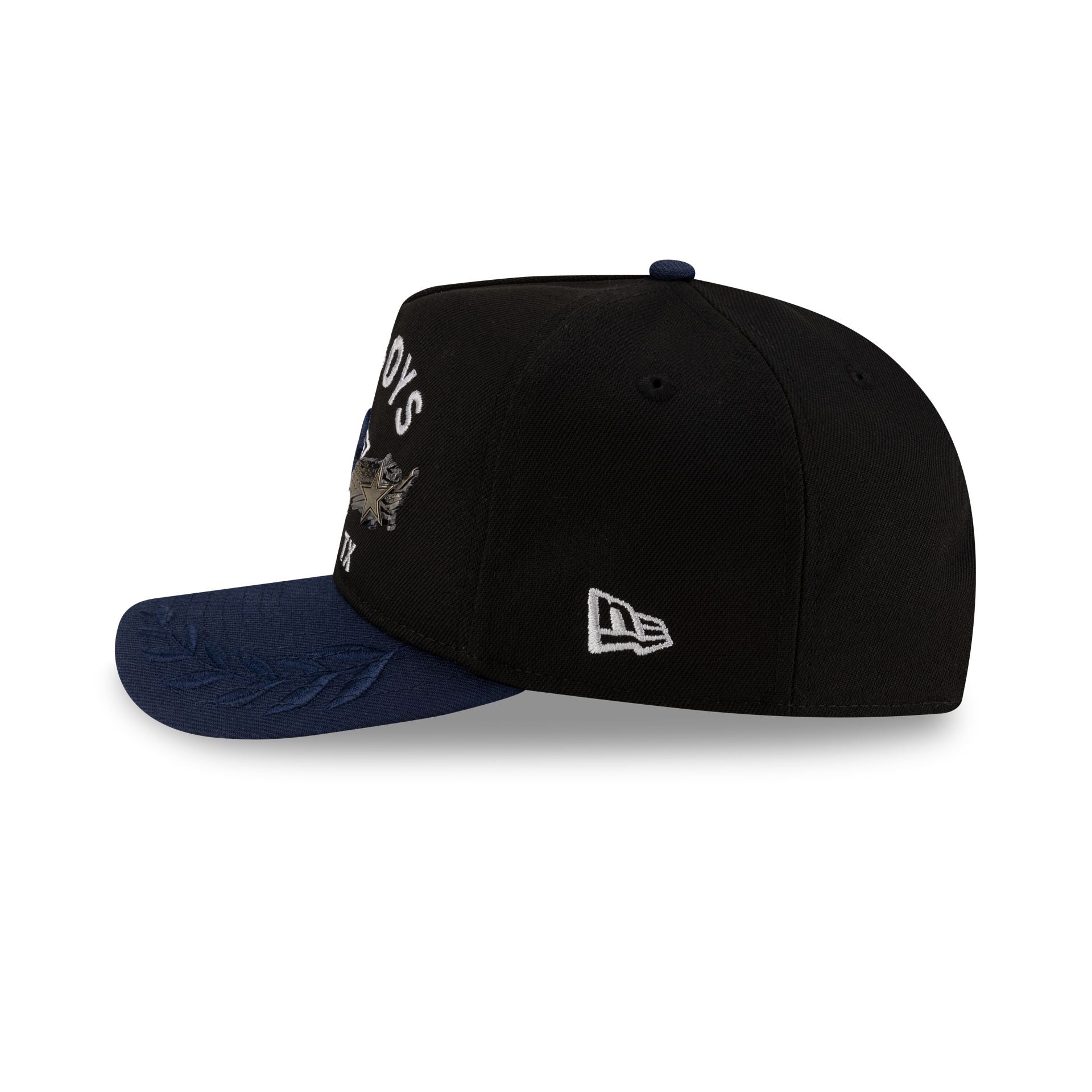Dallas Cowboys 2025 Draft Black 59FIFTY A-Frame Fitted Hat - Image 4