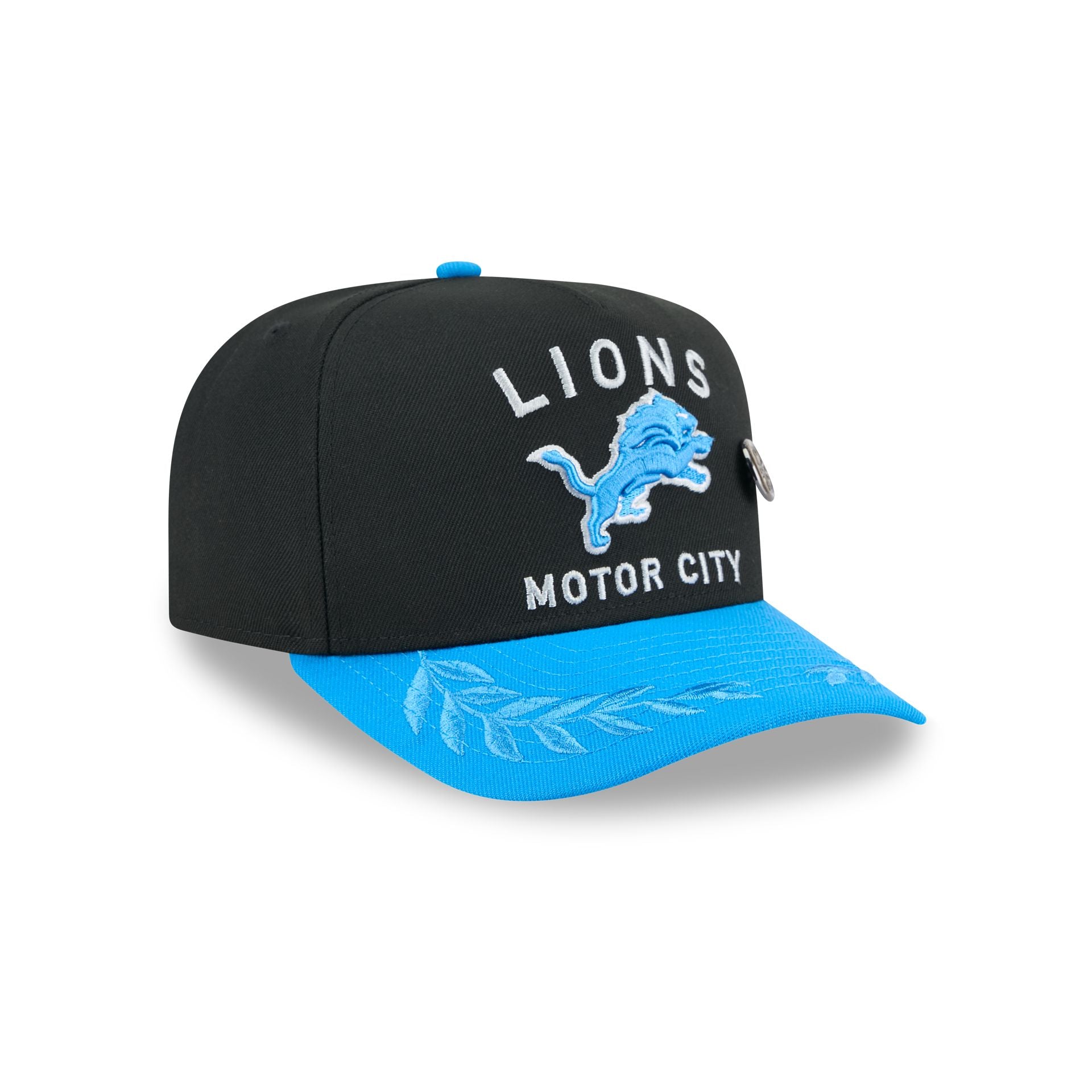 Detroit Lions 2025 Draft Black 59FIFTY A-Frame Fitted Hat - Image 3