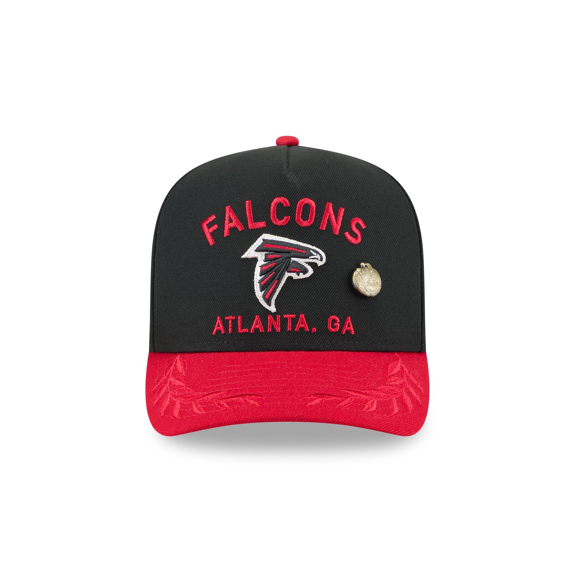 Atlanta Falcons 2025 Draft Black 59FIFTY A-Frame Fitted Hat - Image 2