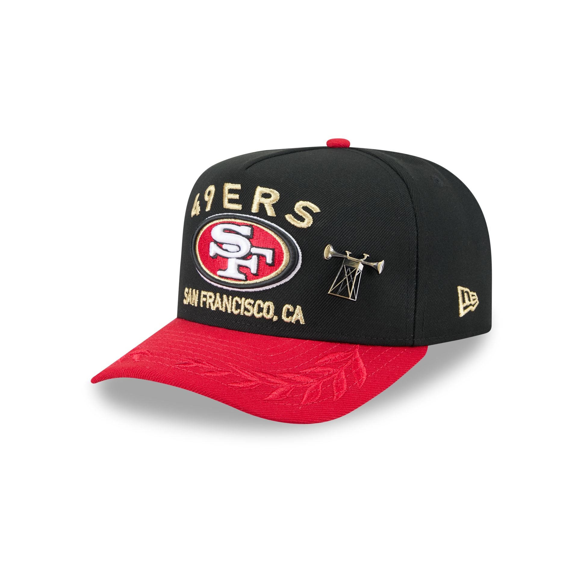 San Francisco 49ers 2025 Draft Black 59FIFTY A-Frame Fitted Hat