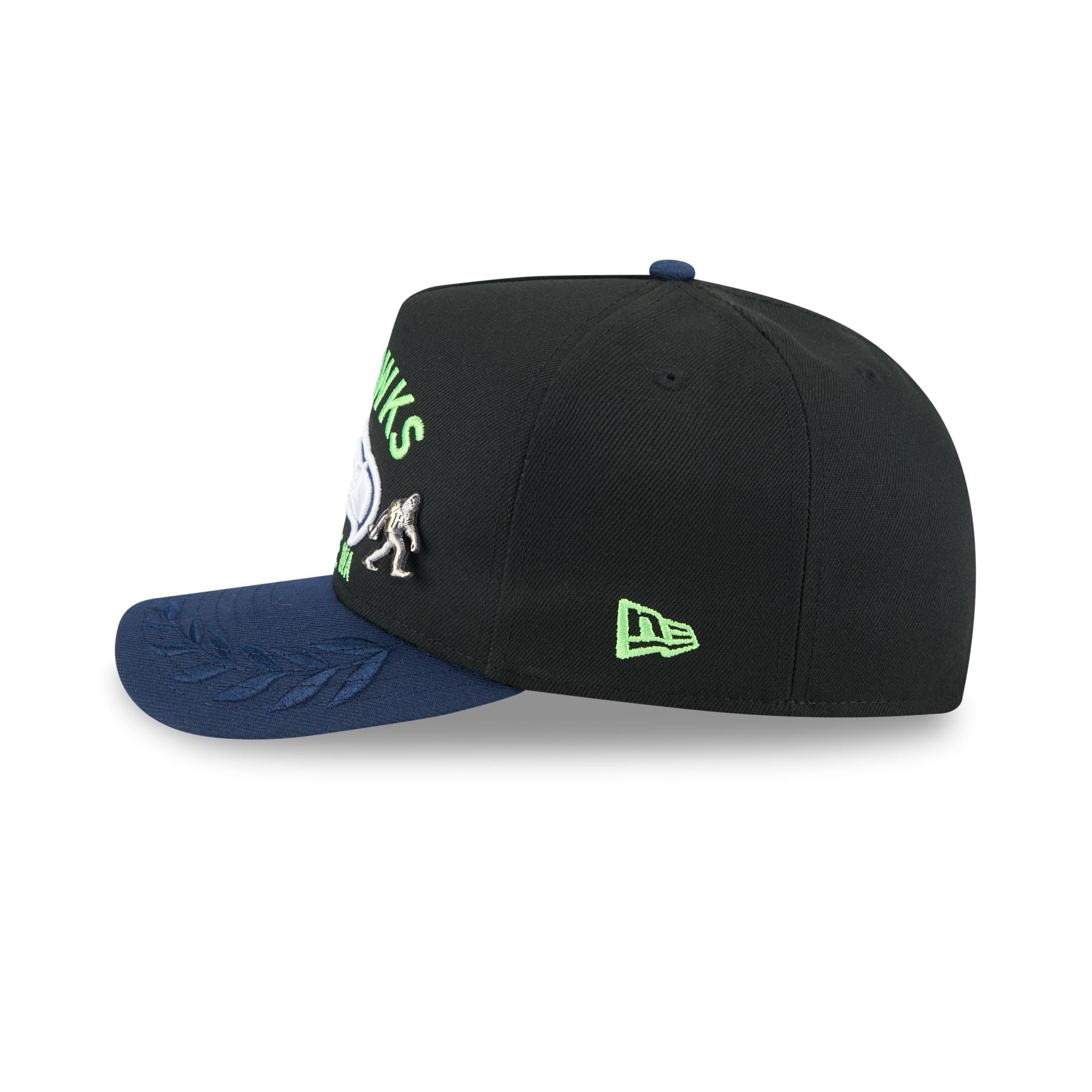 Seattle Seahawks 2025 Draft Black 59FIFTY A-Frame Fitted Hat - Image 4